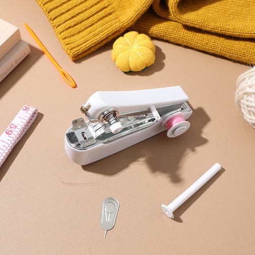 Máquina de coser compacta dispositivo portátil máquinas de mano viaje - Imagen 6 de 11