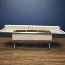 BK Resources BKS-3-24-14-24T 3 Compartment Sink (Scratch & Dent 12)