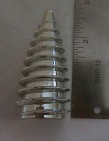 Vintage Lego Rock Raiders Spiral Cone Chrome Drill 4940 4970 Very RARE 
