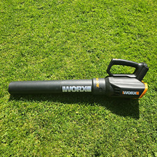 WORX TURBINE 20V Battery Handheld Leaf Blower WG547E.9 89dB Black/Orange