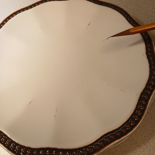 Roscher & Co. Hobnail Cream & Bronze Salad Plate 9 Inch (Set Of 4) - Picture 7 of 8