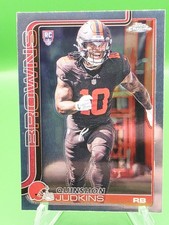 2025 Topps Chrome Football Quinshon Judkins Rookie #325 Cleveland Browns (RC)