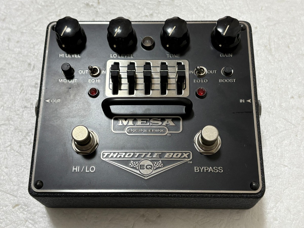 Mesa Boogie Throttle Box EQ Distortion Guitar Effect Pedal Used