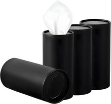 4PCS Car Tissue Holder, round Tube Car Tissues Box Stylish Cup Holder Decor with