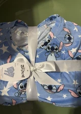 Disney Stitch Women’s 2 Piece Pajama Set SZ L (12-14) NWT Pants Long Sleeve 