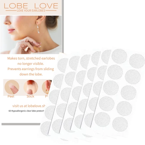 Lobe Love Ear Lobe Support Patches -- 60 ct. image 2