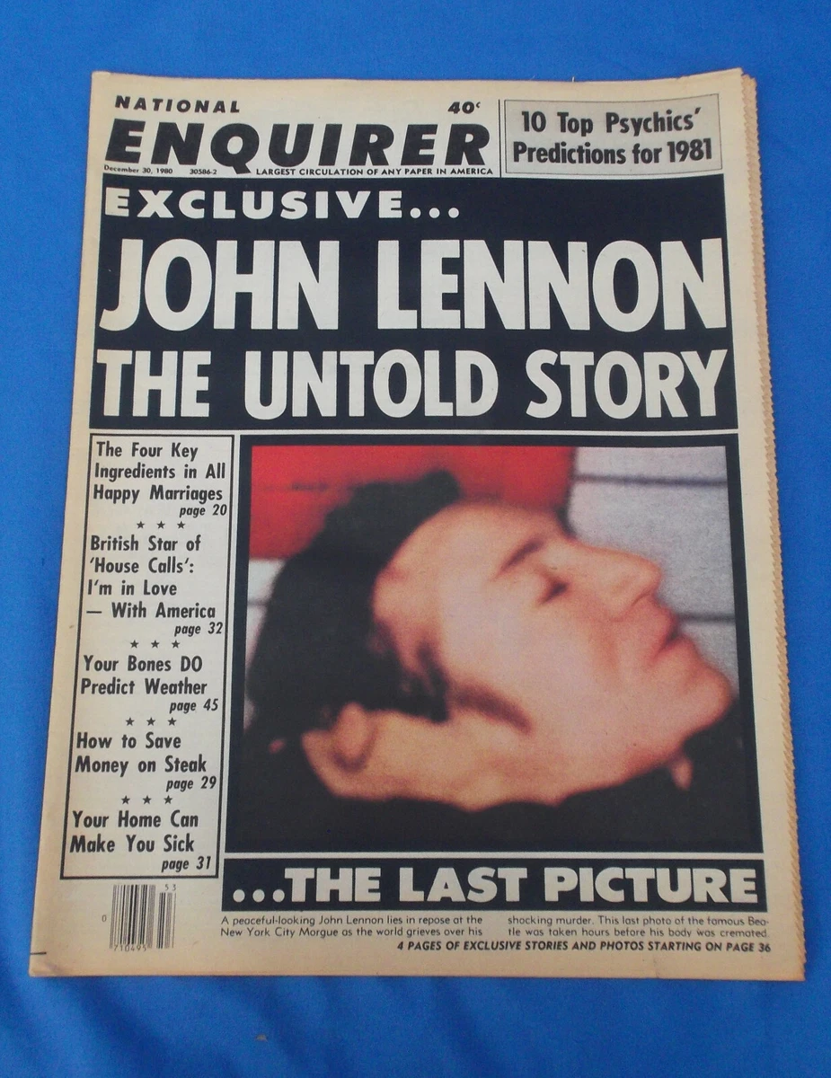 John Lennon Death Scene