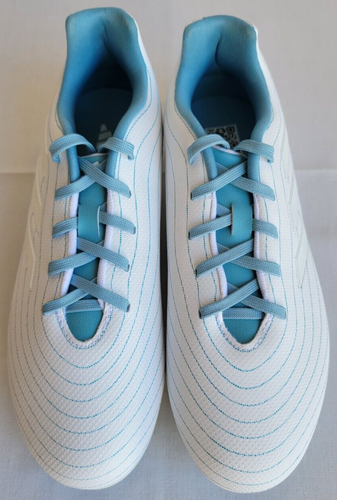 Youth Size 4 White Blue Adidas Copa Pure.3 FG J Parley Soccer Cleats ID9331 - Picture 5 of 9