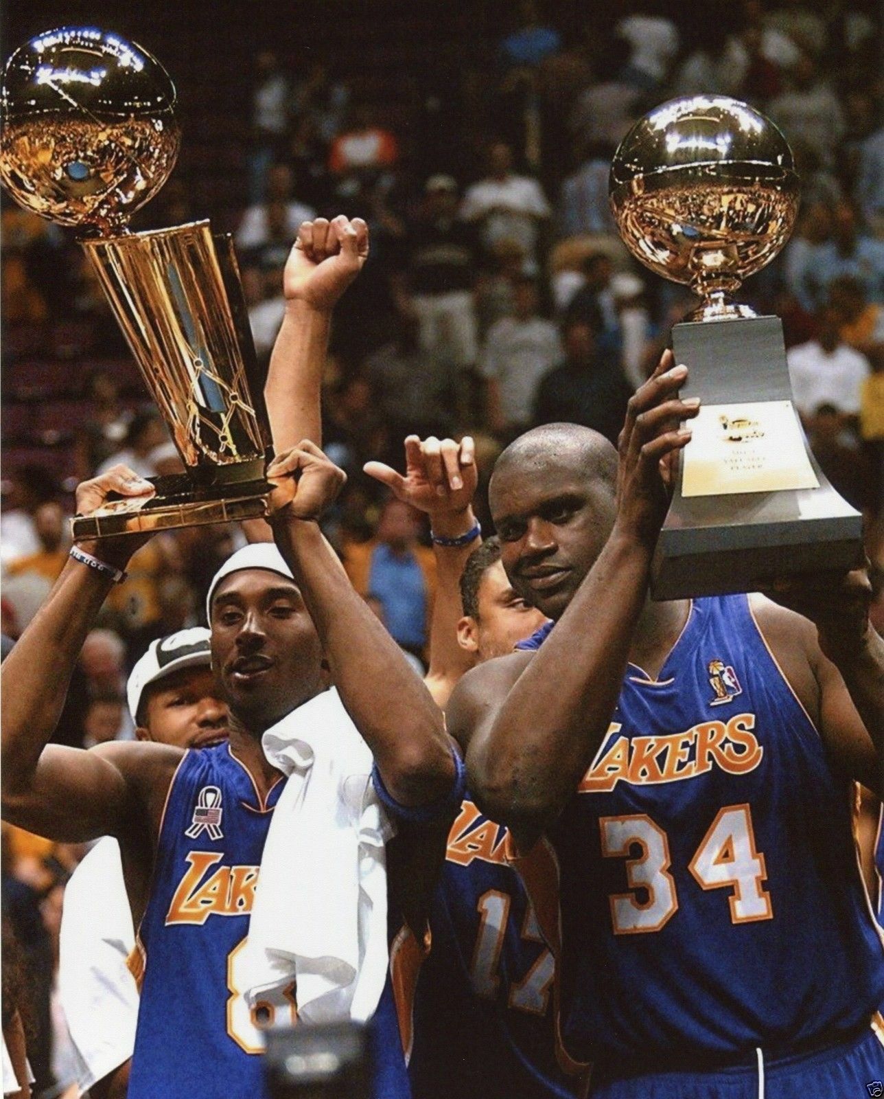 Kobe And Shaq Championship 8x10 Picture Celebrity Print