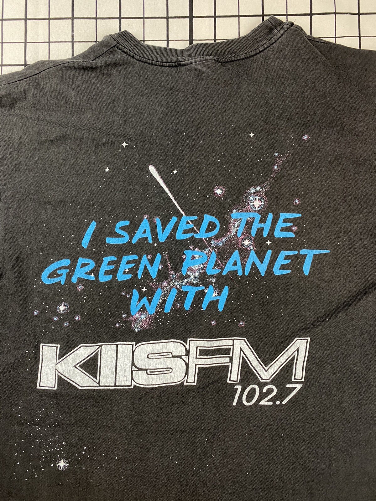 VINTAGE 90s UNIVERSAL STUDIOS HOLLYWOOD ET T SHIRT KIIS FM 102.7 radio film RARE