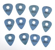 Everly Star Guitar Picks 12 Pack 1.00mm Blue
