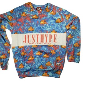 The Simpsons X Hype Blinky Three Eye Fish Crewneck Sweatshirt Sz M