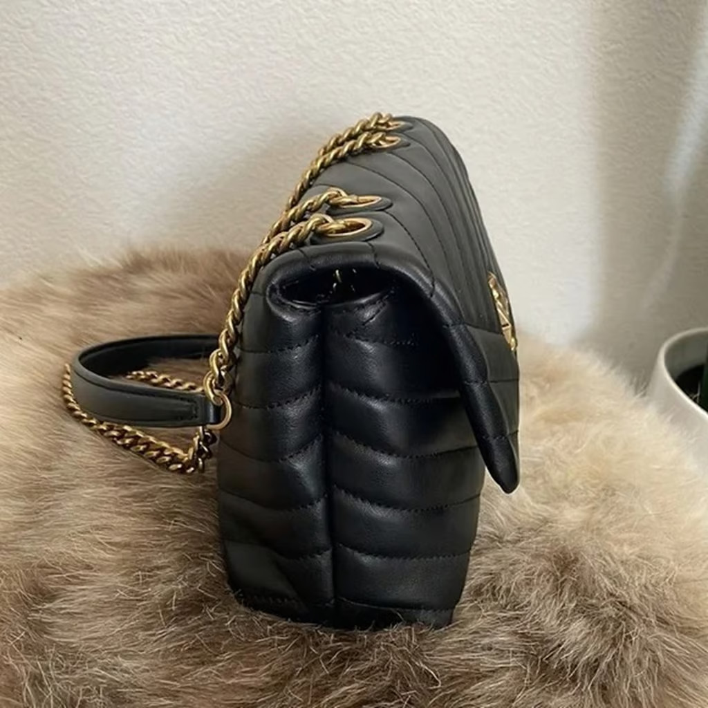 Kira Chevron Convertible Shoulder Kira Quilted Leather Shoulder