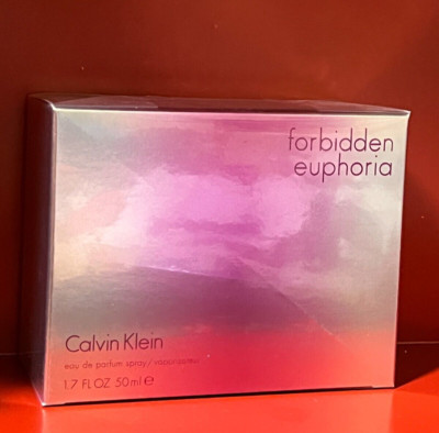 FORBIDDEN EUPHORIA WOMAN BY CALVIN KLEIN 1.7 OZ/50ML EAU DE PARFUM NEW IN BOX