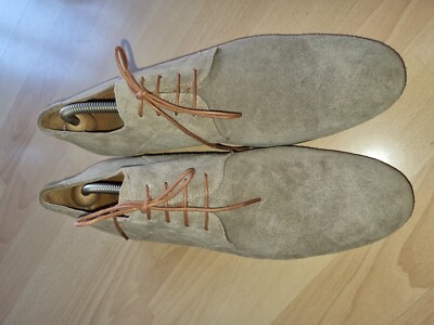  Schnürschuhe,Hudson London  H.London Halbschuhe Gr.45 UK 11 Beige