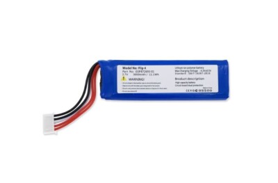 Fayerkar 3000 MAh Vervangingsaccu Voor JBL Flip 4 – Li-polymeer, 3,7V, Met Overbelastingsbeveiliging