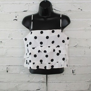 white polka dot cami