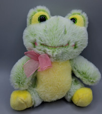 6" Green Frog Plush Stuffed Animal