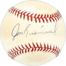Jim Eisenreich Signed NL Baseball Philadelphia Phillies, Kansas City Royals