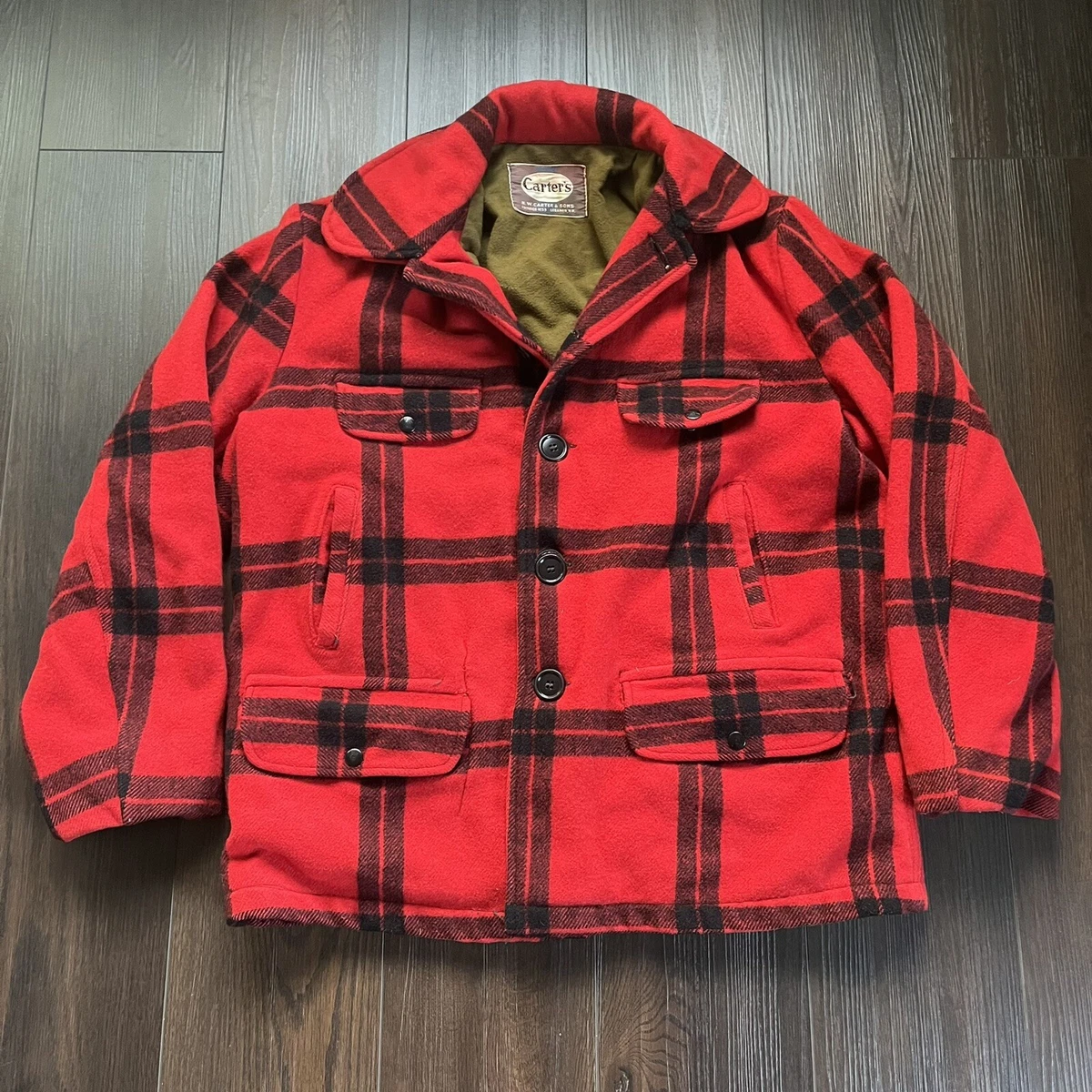 Plaid hunting jacket top