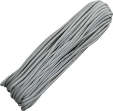 Parachute Cord Grey 100 Ft RG001H Ideal for camping, boating, cra