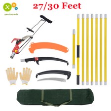 27/30 Feet Extendable Tree Pruner With Sharp Steel Blade & Scissors For Shrubs