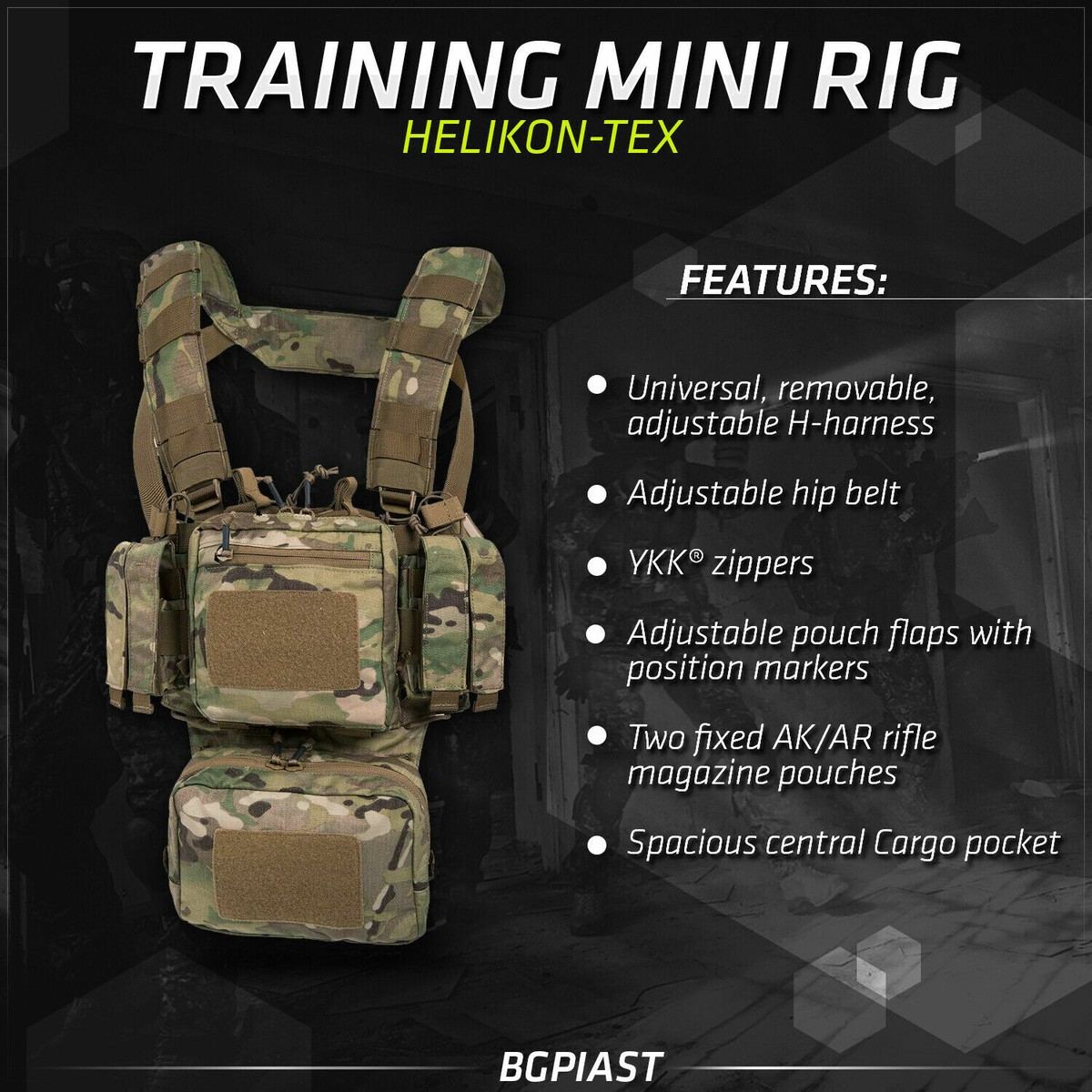 Helikon-Tex Training Mini Rig Tactical Chest Rig AR/AK Mag MOLLE