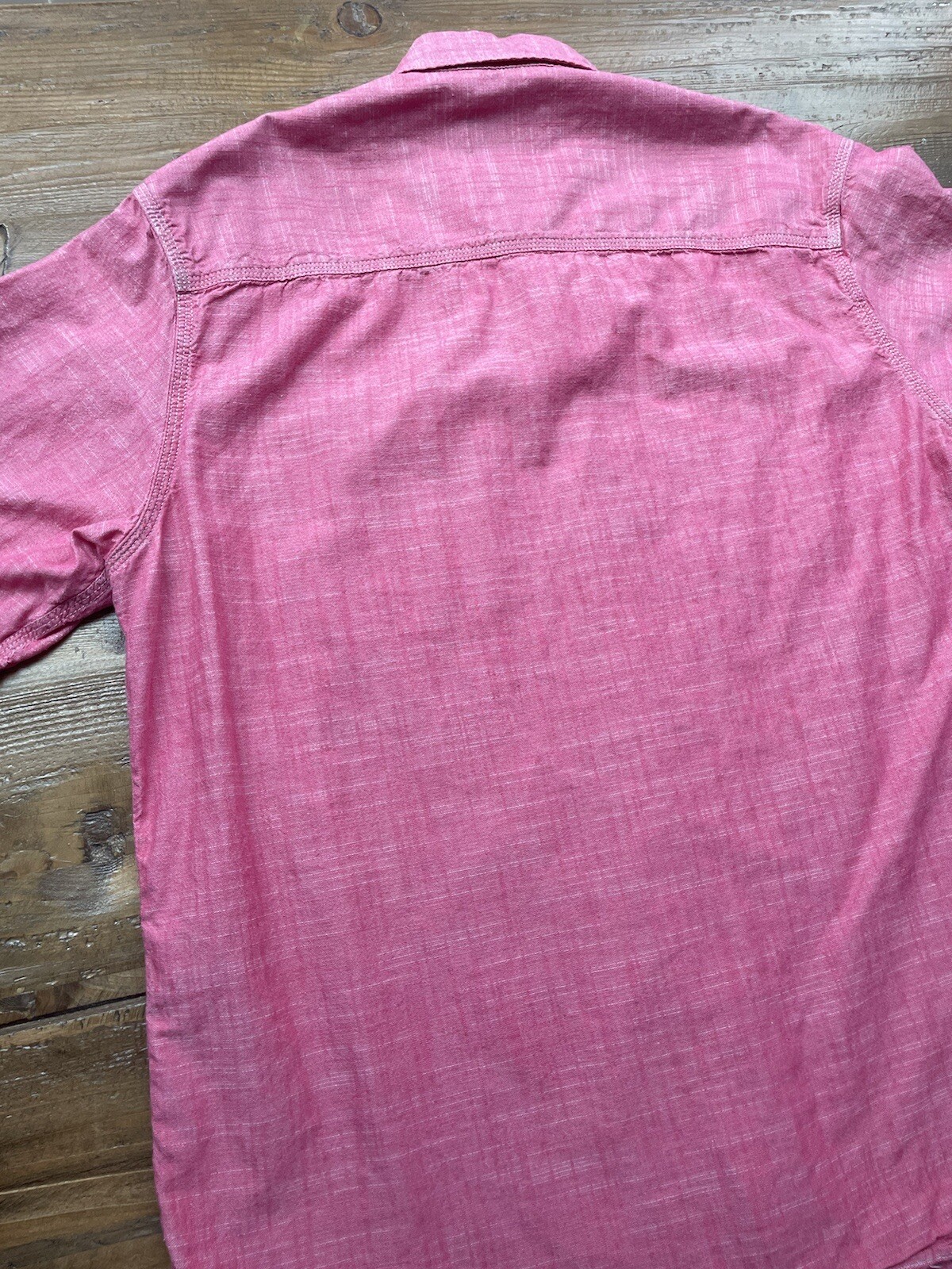 Pendleton Berkeley Shirt Red Chambray Short Sleev… - image 15