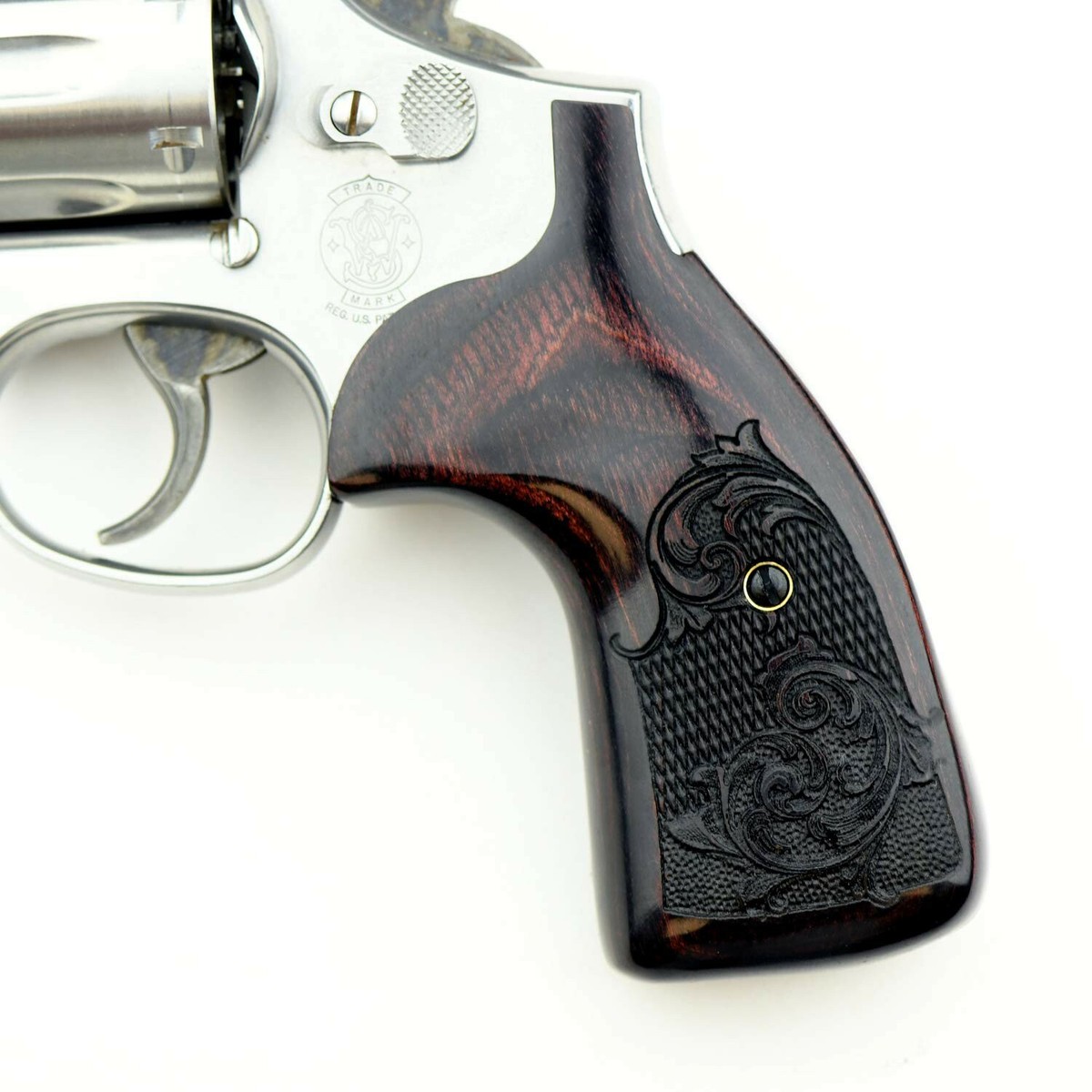 専用様　S&W製グリップ Altamont S&W K & L Round Revolver Grip Altai Real Wood Conversion