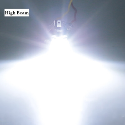 Ampoule LED H4 9003 HB2 Pour Phare Scooter/moto, 12V, 6000K, Blanche, 4000 Lumens