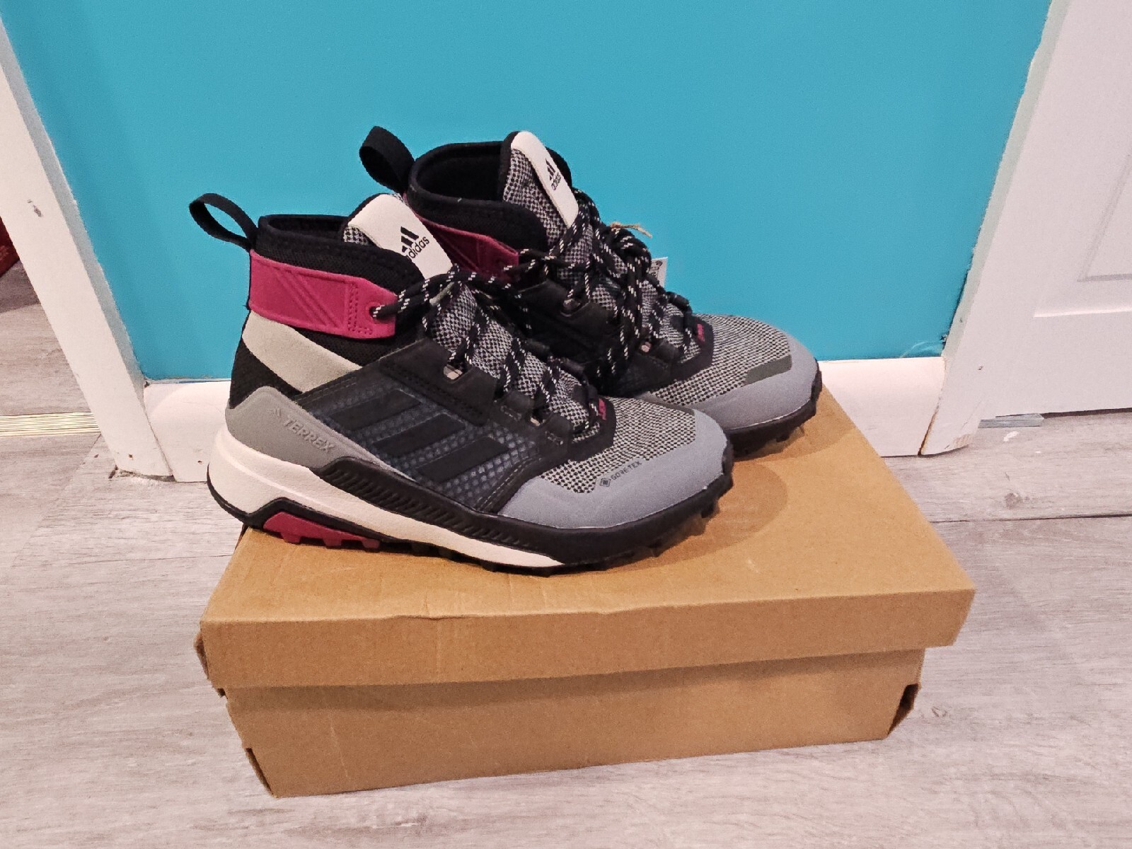 Adidas Women's Terrex Trailmaker Mid Gore-tex® Hiking Shoes, Size 5 image 2
