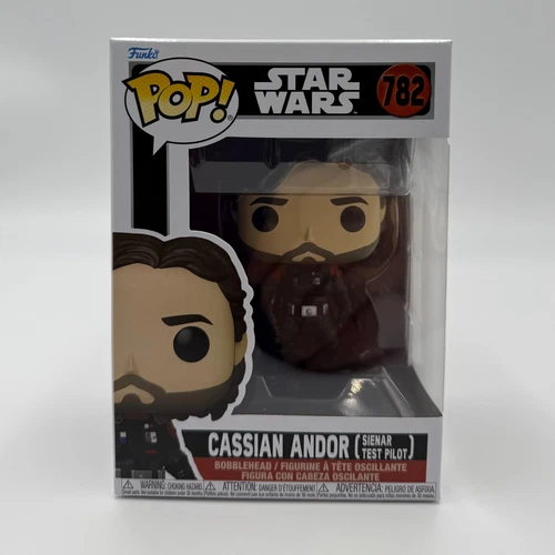 FUNKO POP STAR WARS CASSIAN ANDOR (SIENAR TEST PILOT) #782 PROTECTOR + FREE SHIP