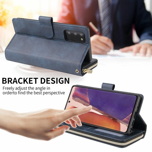 Zipper Leather Wallet Case For Samsung A14 A71 A53 A12 A32 A42 A13 A51 A33 5G - Picture 26 of 65