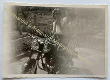 orig. Photo Motorcycle Vintage around 1955