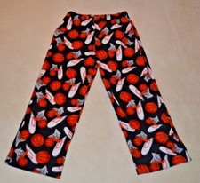 Prospirit Boys Winter Lounge Bottoms - Basketball Theme - Size Large 12/14