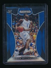 ZION WILLIAMSON 2019-20 PANINI PRIZM DRAFT PICKS PRIZMS RC BLUE *PELICANS*