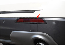 Rear Fog Light Frame Cover Trim For 2020-2023 Ford Explorer 2pcs Carbon Fiber