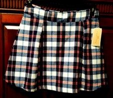 Copper Key Girl's Plaid/ Tartan Skirt L