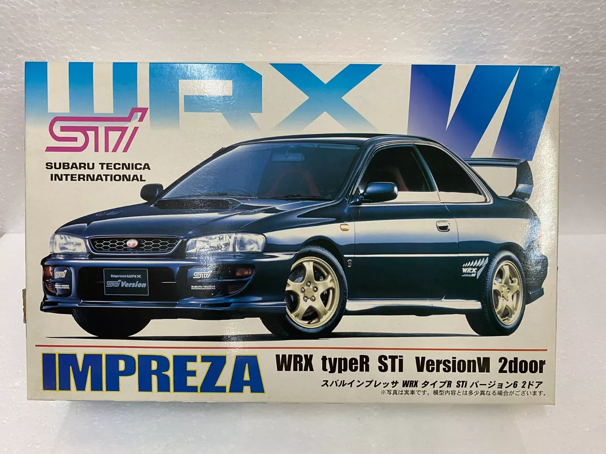 1:24 scale FUJIMI SUBARU IMPREZA COUPE TYPE R WRX STI VERSION VI PLASTIC KIT