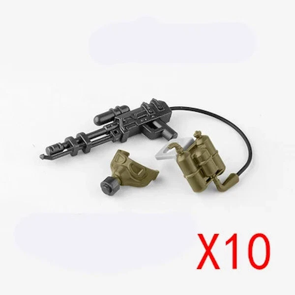 Figuras de soldado militar cascos máscara arma para LEGO bloques de construcción ladrillo juguete Foto 4 de 4