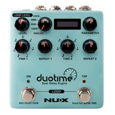 Used NUX NDD-6 Duotime Dual Delay Engine Guitar Effects Pedal