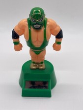 Solar Power Dancing Toy Lucha Libre Mexican Wrestler Nacho Muscle Green