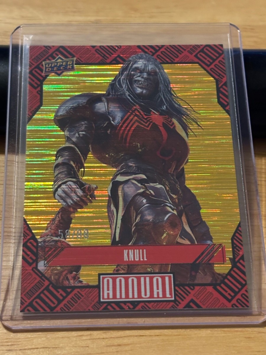 2023-24 Upper Deck Marvel Annual #42 Knull Gold Linearity /88 SSP