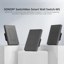 SONOFF M5 SwitchMan Smart Wall Switch 120 Type Push Button Switch 1/2/3 Gang