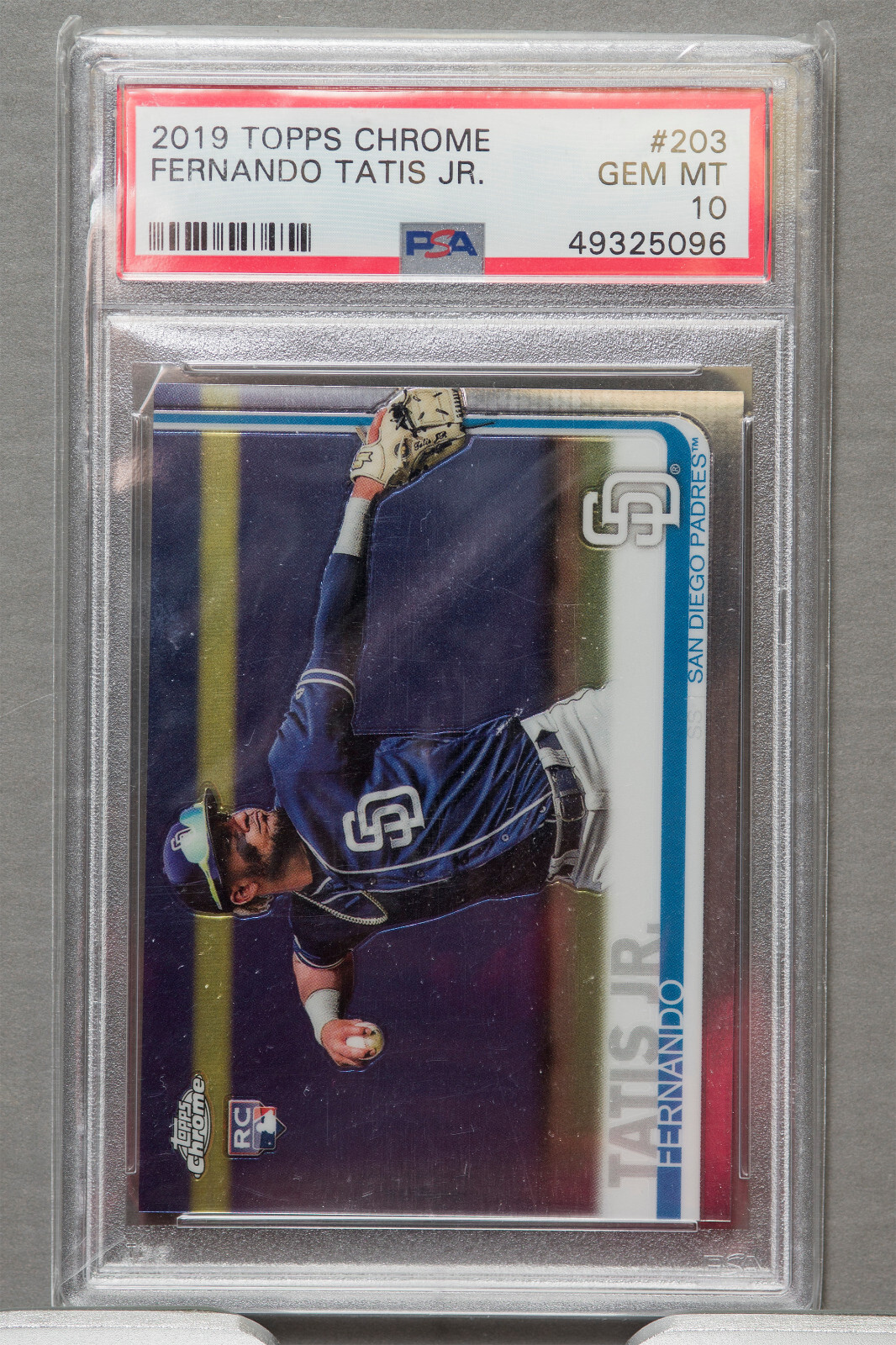 2019 Topps Chrome #203 Fernando Tatis Jr PSA 10