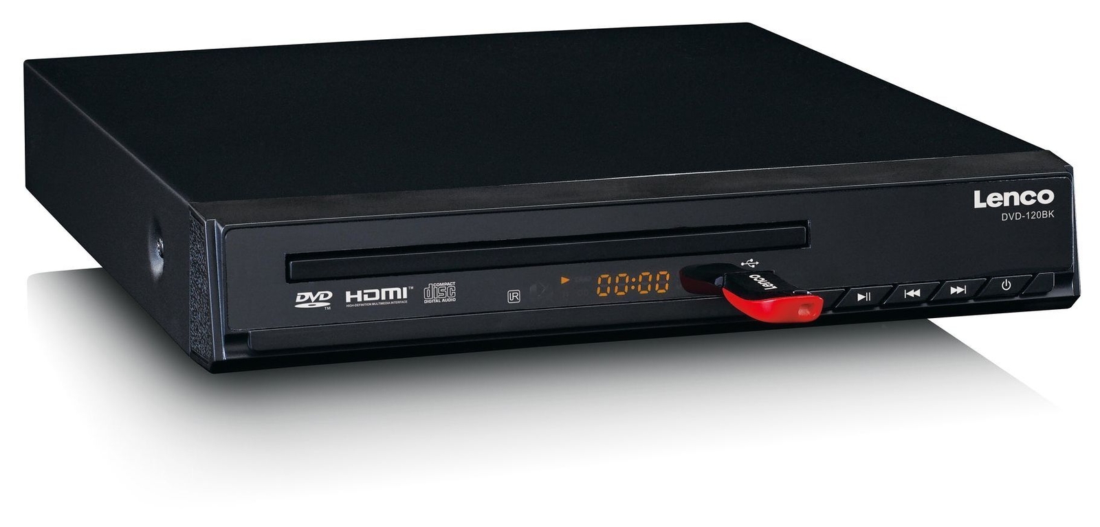 Thumbnail - Lenco Dvd-120 Dvd Player Schwarz