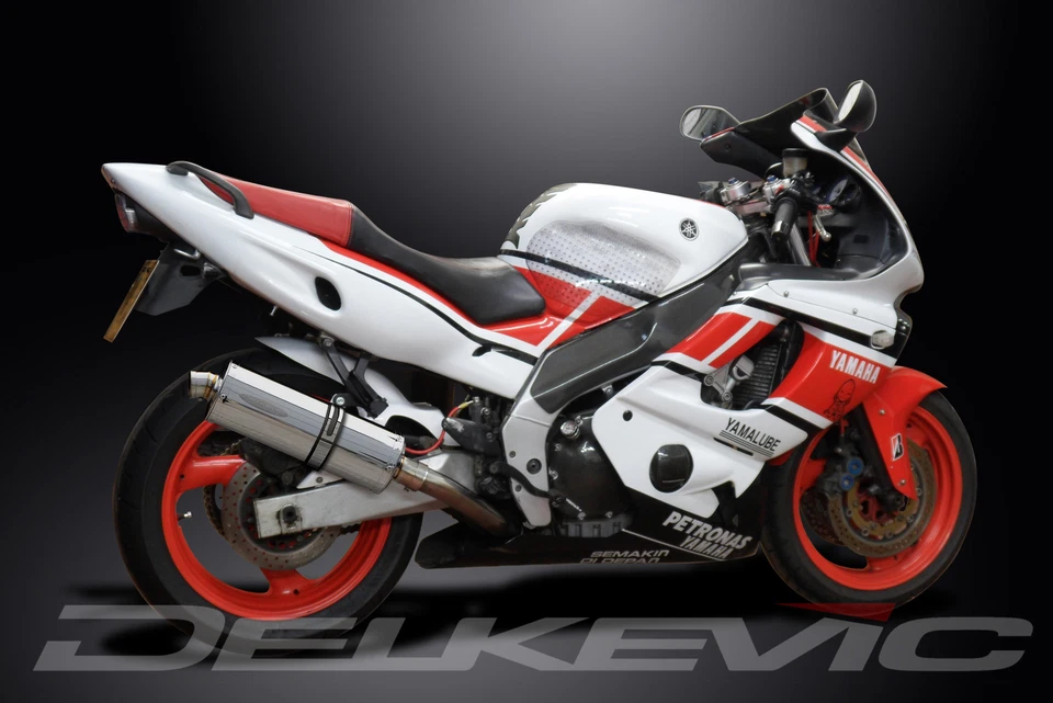 Yamaha YZF600R Foxeye 1994-2007 комплект овального глушителя из нержавеющей стали без шнуровки 14 дюймов - Изображение 4 из 4