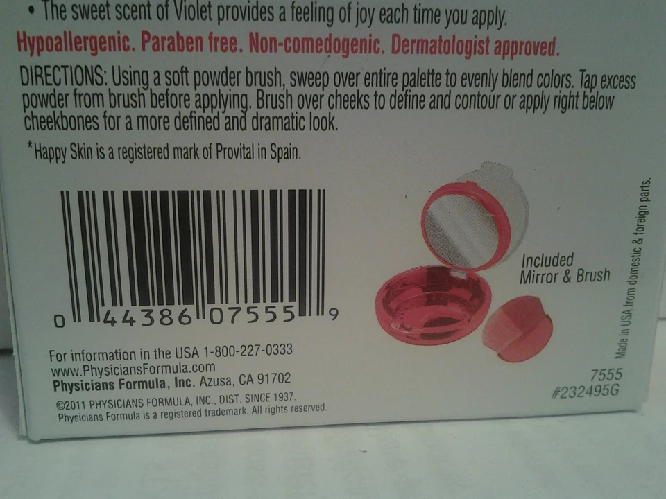 Physicians Formula Happy Booster Glow & Mood Boosting Blush ~ Warm 7555 - Image 4 of 4