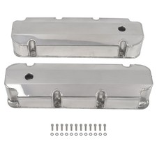 Polished Fabricated Valve Covers Kit With Hole For Bbf Big Block Ford 429-460