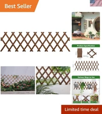 Compact Expandable Trellis 13.4" x 60" for Vertical Gardening – Stylish & Sturdy
